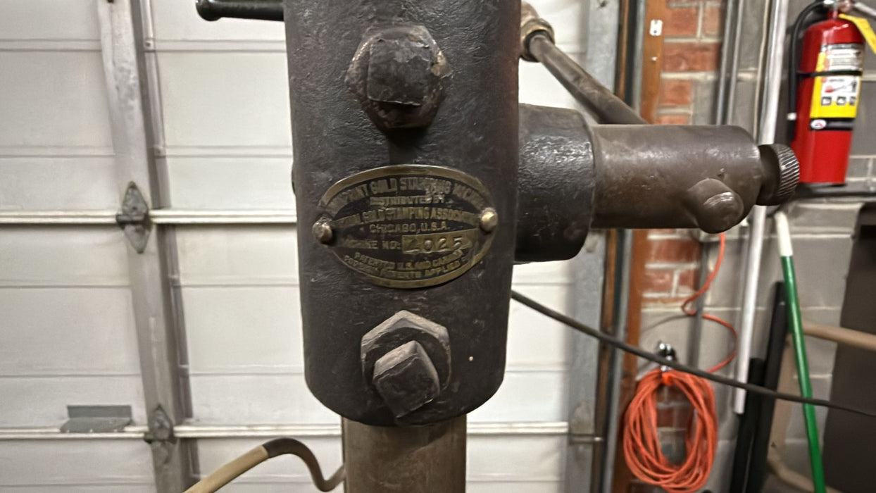 Vintage Kwikprint 1923 Hot Foil Stamping Machine, Pre-Owned