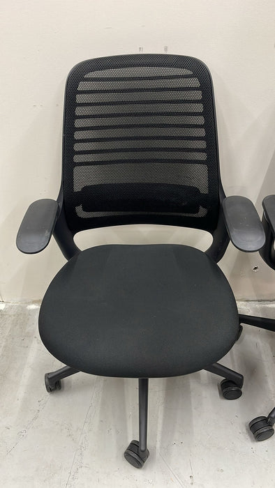 Steelcase Series 1 Office Chair Height Adjustable Reclinable Desk Chair