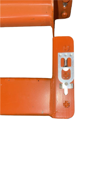 9ft (108" x 3.5") Length Tear Drop Pallet Rack Beams Industrial Warehouses Heavy Duty Beams, Used