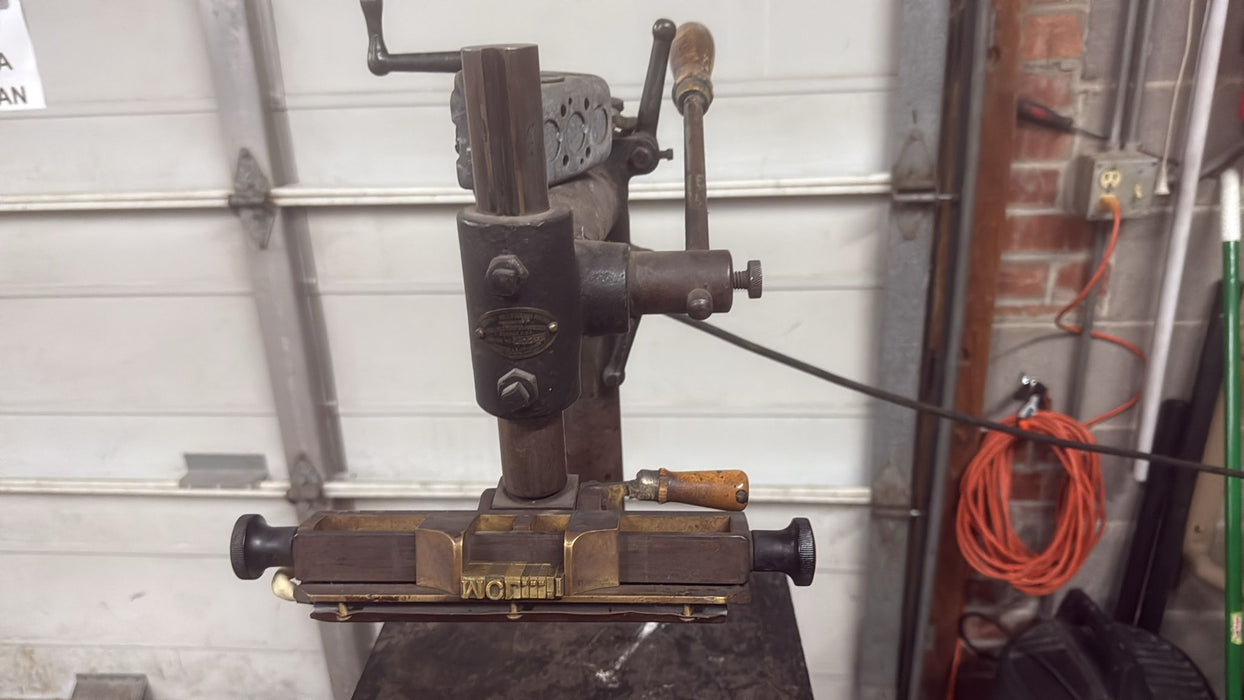 Vintage Kwikprint 1923 Hot Foil Stamping Machine, Pre-Owned