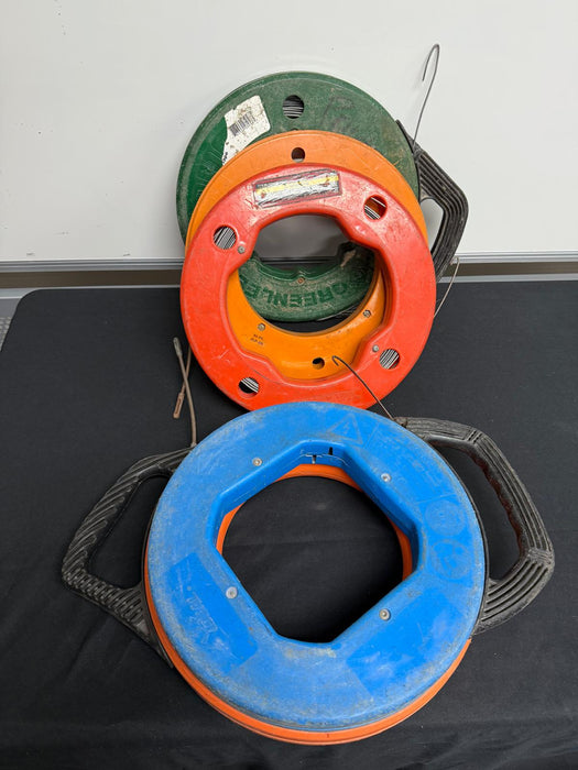 Mixed 50ft-200ft Fishtape Hook Rolls, Bundle of 5