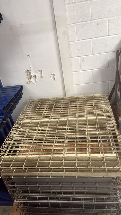 42"D x 46"L Waterfall Wire Decking – Used Pallet Rack Shelf Mesh Panel
