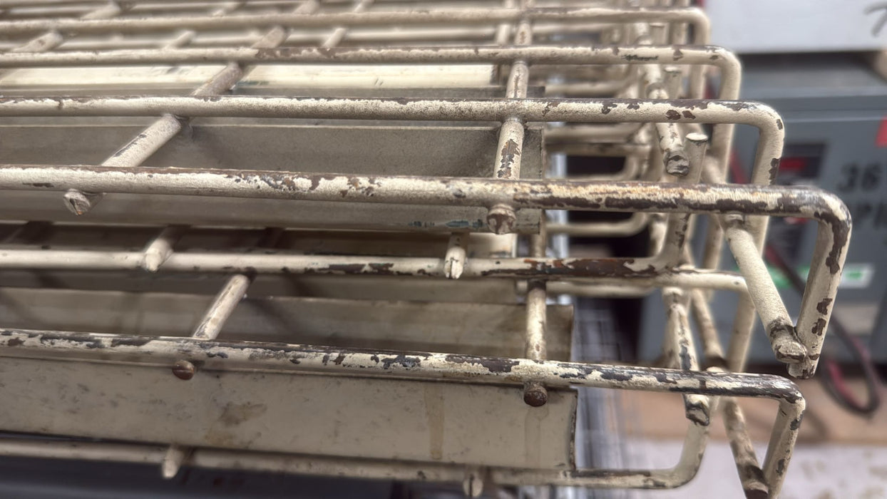 42"D x 46"L Waterfall Wire Decking – Used Pallet Rack Shelf Mesh Panel