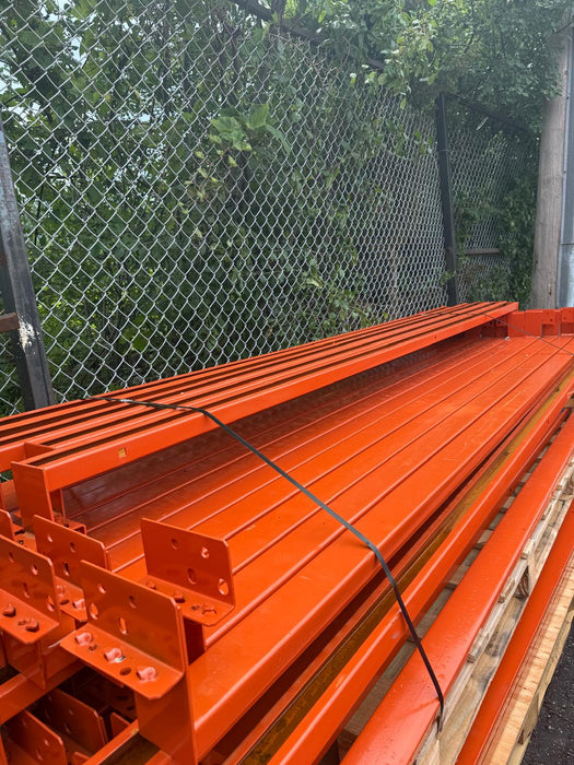 Teardrop Pallet Racking Backstop Beam, USED