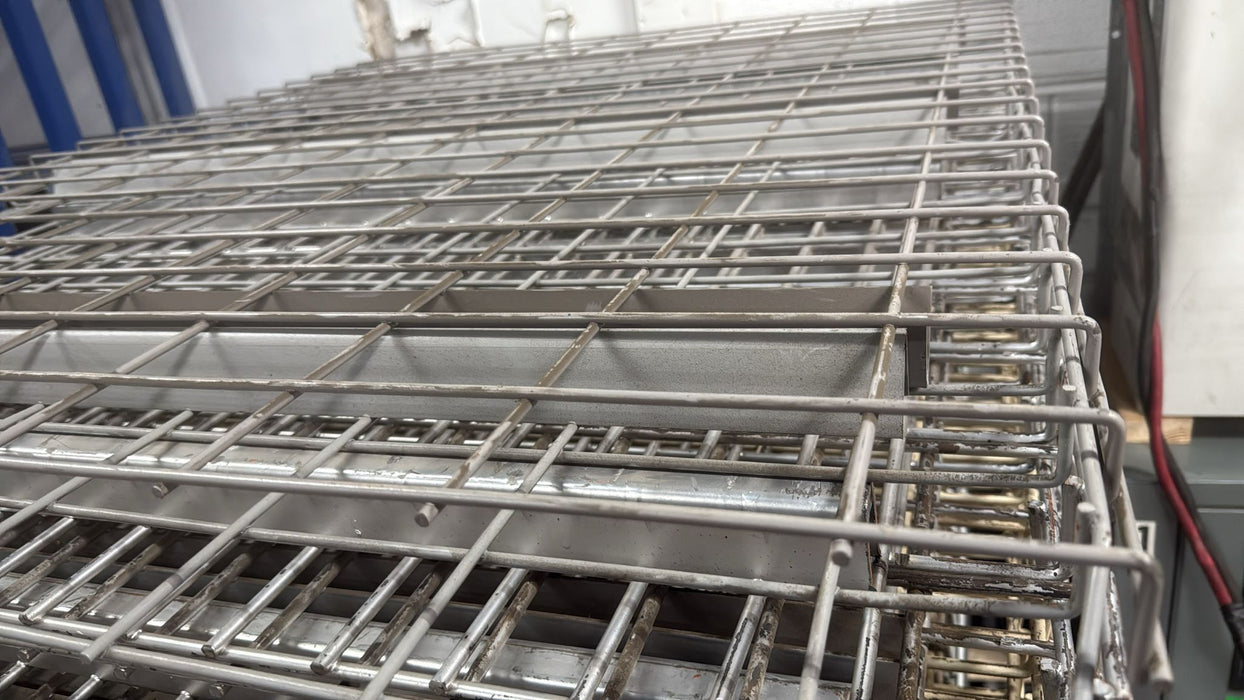 42"D x 51"L Waterfall Wire Decking – Used Pallet Rack Shelf Mesh Panel