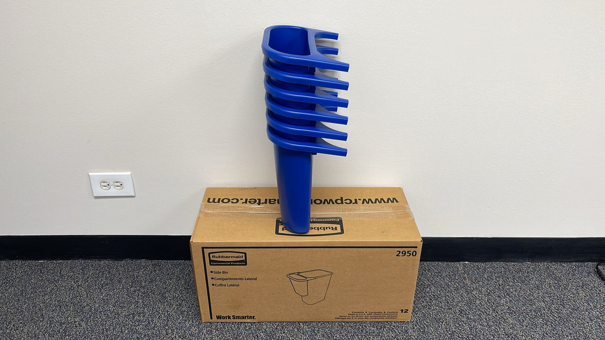 Rubbermaid 2950-73 Wastebasket Recycling Side Bin - 4.755 quart capacity - 10.6" L x 7.25" W x 11.5" H