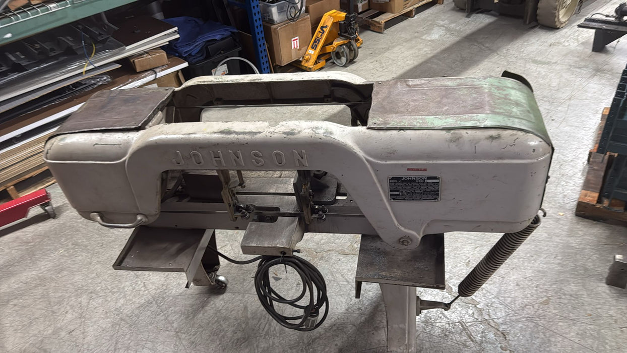 Johnson MODEL J HORIZONTAL BANDSAW , 64"L x 20"D x 44"H