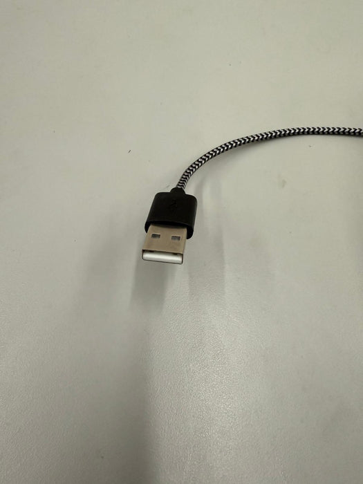 Micro USB 5ft Power Cable With USB C ADAPTER, Black , New - WHOLESALE BULK LOT OF 100pcs