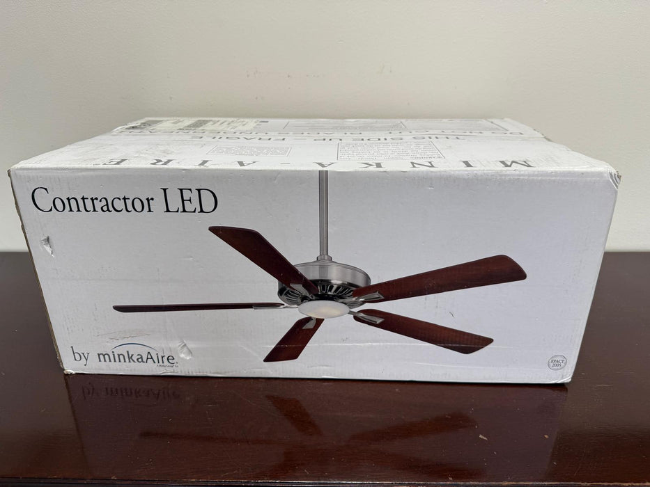 52" Minka Aire Contractor LED Indoor Ceiling Fan - F556L-ORB - Oil Rubbed Bronze Finish