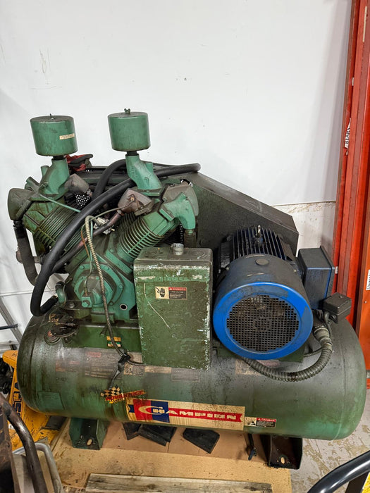 Champion HRA25-12 Horizontal Air Compressor 64" x 30" x 64", 120 GAL , Used