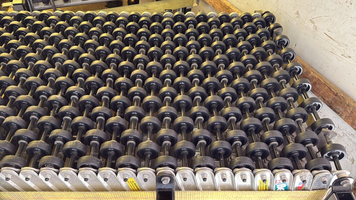 24" x 24' Gravity Conveyor Rollers 300 BestFlex Expandable/Portable , Used