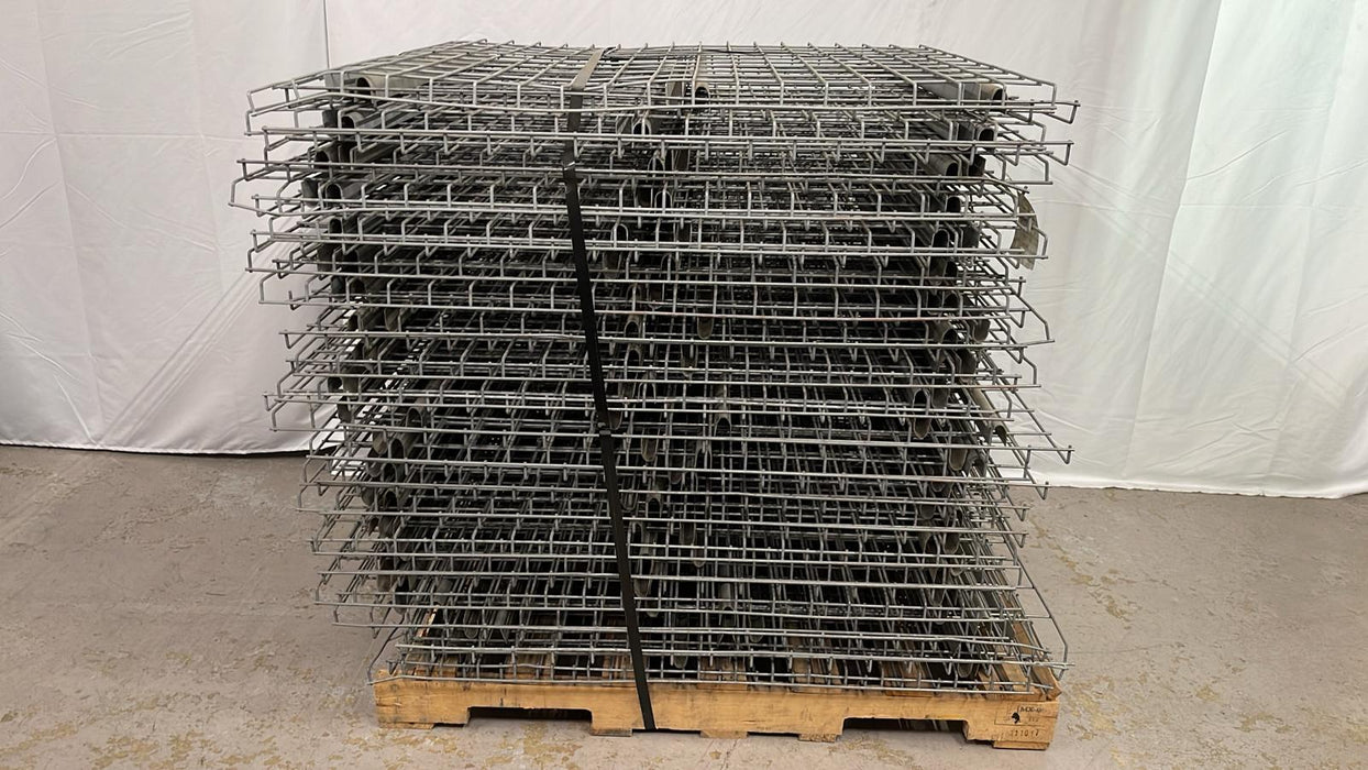 42"D x 46"L Waterfall Wire Decking – Used Pallet Rack Shelf Mesh Panel