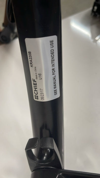 CHIEF Ergonomic Triple Monitor Mount for Desktop - Adjustable Monitor Arms