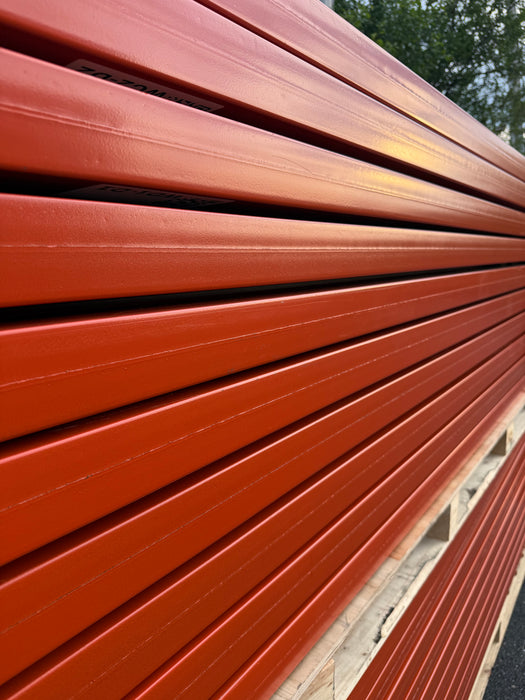 14ft (168" x 6") Length Tear Drop Pallet Rack Beams Industrial Warehouses Heavy Duty Beams GENTLY USED