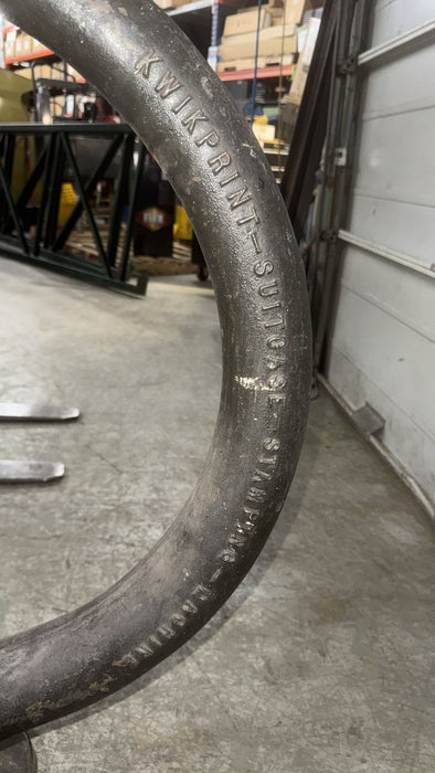 Vintage Kwikprint 1923 Hot Foil Stamping Machine, Pre-Owned