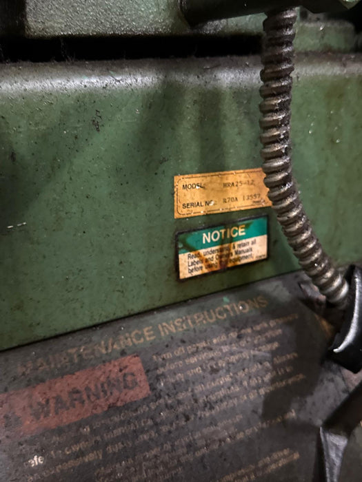 Champion HRA25-12 Horizontal Air Compressor 64" x 30" x 64", 120 GAL , Used