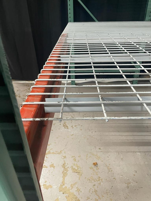 96"H x 114"W x 48"D - Warehouse Industrial Teardrop Pallet Rack Complete System - USED