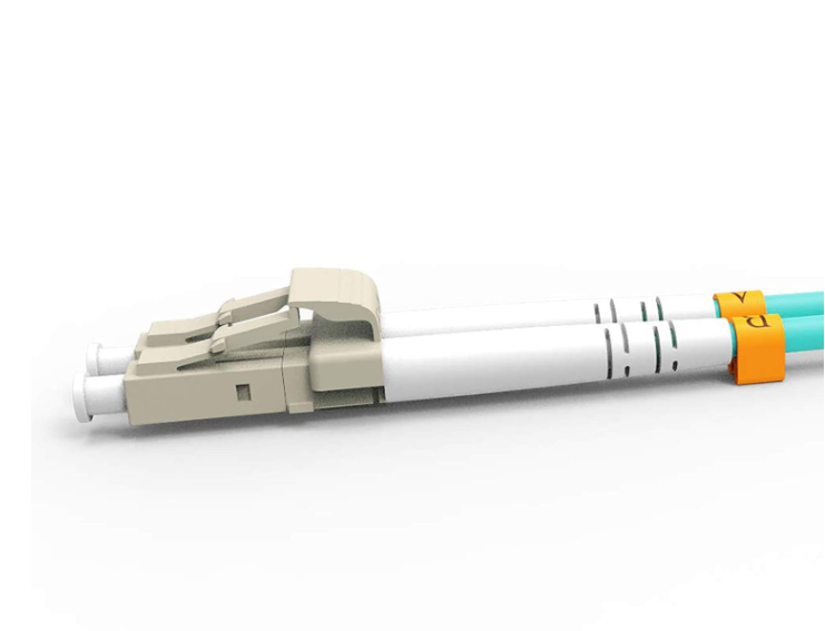 15M Fiber Patch Cable, 10G Gigabit Fiber Optic Cables with LC to LC Multimode OM3 Duplex 50/125 OFNP