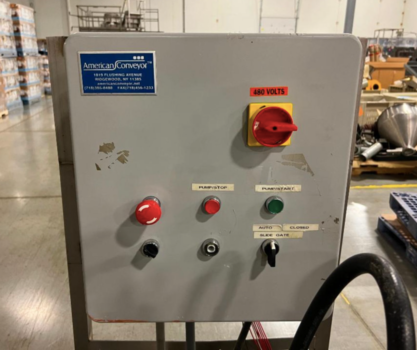 Rexroth Hydraulic Power Pack With American Conveyor Control Panel , Used