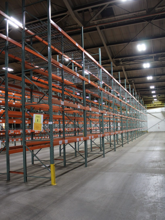 22ft (264") x 42" Tear Drop Style Uprights, USED