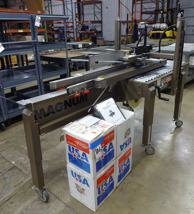 HIGHLIGHT INDUSTRIES MODEL MAGNUM2300-SDV TOP & BOTTOM CARTON TAPER, Used