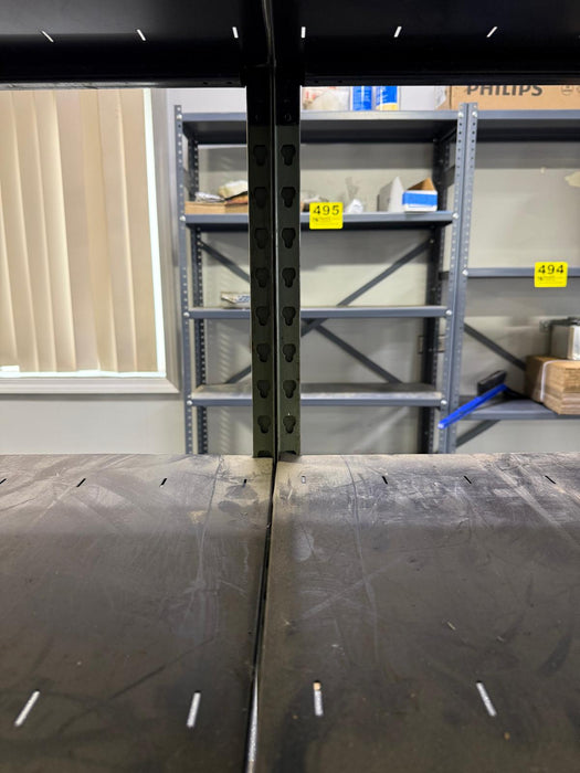 8ft x 18ft x 2.5ft Light Duty Shelving 6-Tier Steel Garage/ Warehouse Organization Storage Rack With Wood Decks