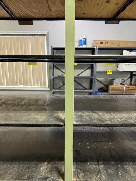 8ft x 18ft x 2.5ft Light Duty Shelving 6-Tier Steel Garage/ Warehouse Organization Storage Rack With Wood Decks