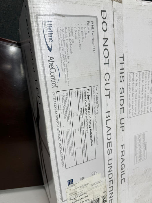 52" Minka Aire Contractor LED Indoor Ceiling Fan - F556L-ORB - Oil Rubbed Bronze Finish