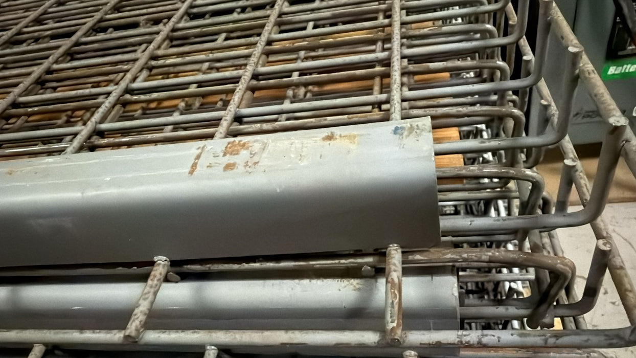 36"D x 52"L Waterfall Wire Decking – Used Pallet Rack Shelf Mesh Panel