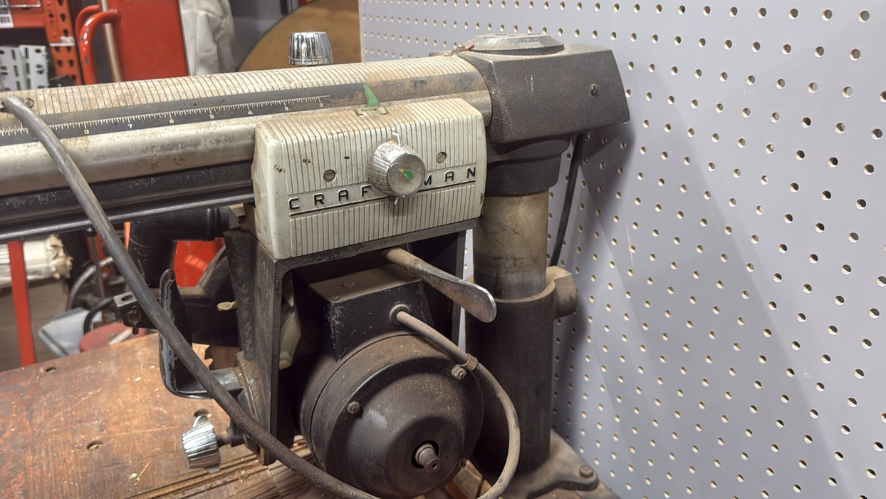 Craftsman Vintage Radial Arm Table Saw, Used