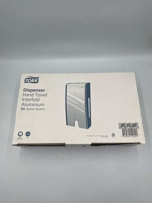 Tork Xpress Interfold Hand Towel Dispenser 451000 , Brushed Aluminum