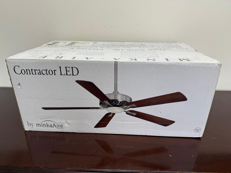 52" Minka Aire Contractor LED Indoor Ceiling Fan - F556L-ORB - Oil Rubbed Bronze Finish