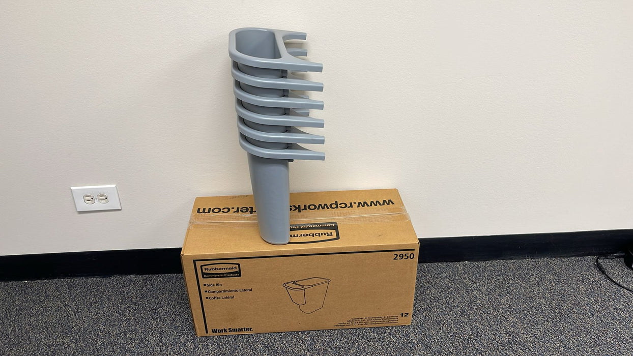 Rubbermaid 2950-73 Wastebasket Recycling Side Bin - 4.755 quart capacity - 10.6" L x 7.25" W x 11.5" H