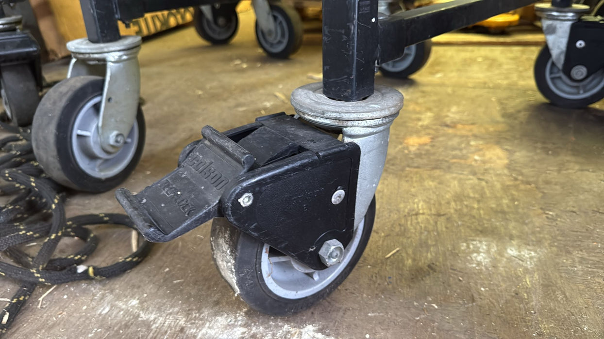 24" x 24' Gravity Conveyor Rollers 300 BestFlex Expandable/Portable , Used