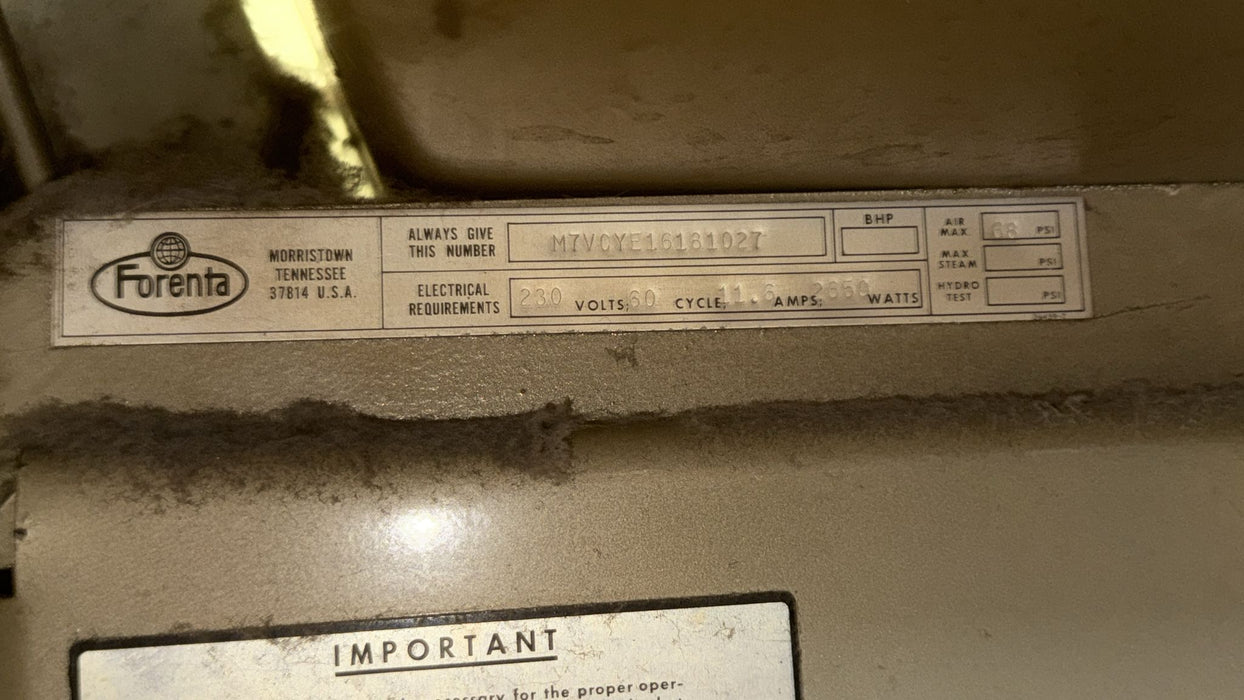 Forenta Dry Cleaning Press Machine – Commercial Laundry Equipment