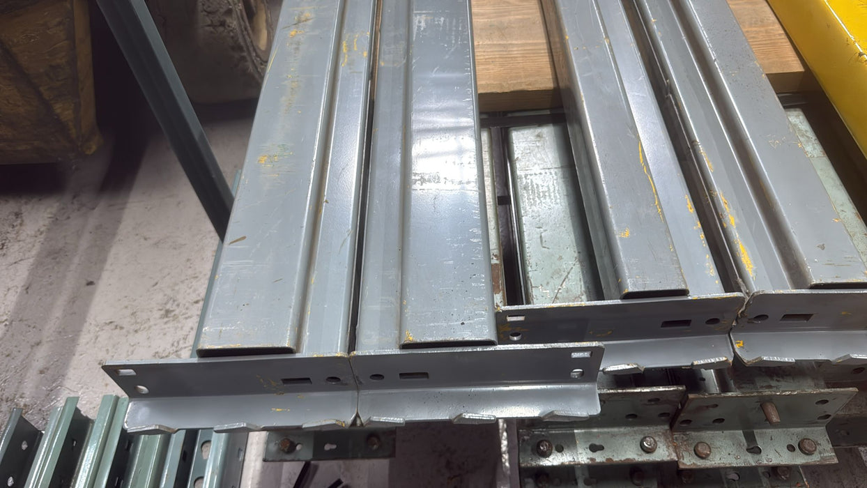9ft (108") Slotted Beams Pallet Racking Beams, Used