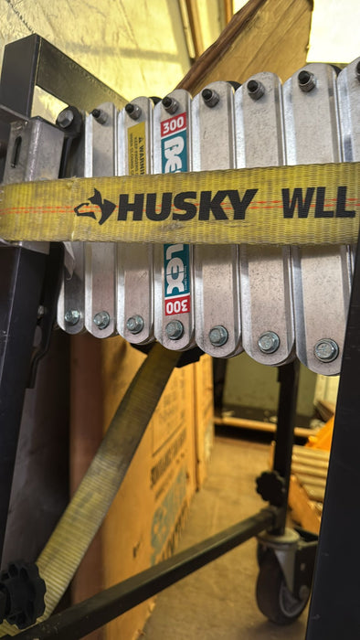 24" x 24' Gravity Conveyor Rollers 300 BestFlex Expandable/Portable , Used