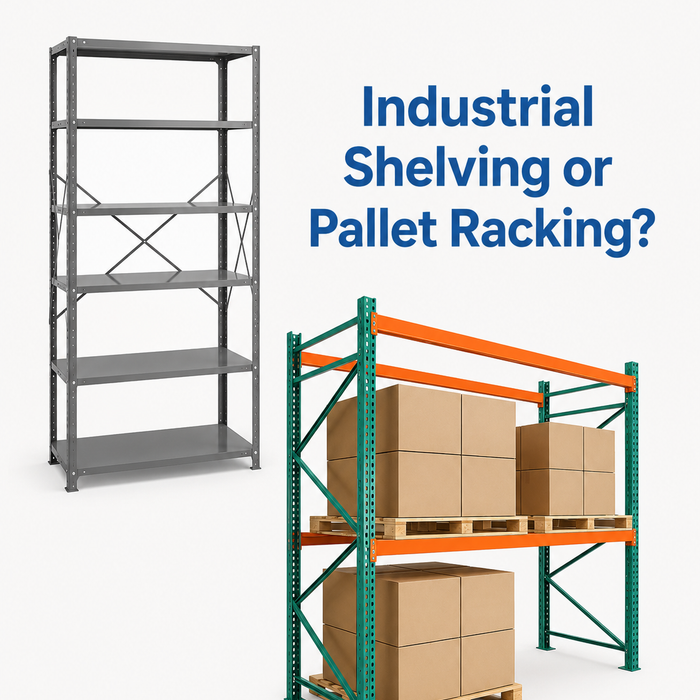 Pallet Racking vs. Industrial Shelving.  Which One Do You Need?