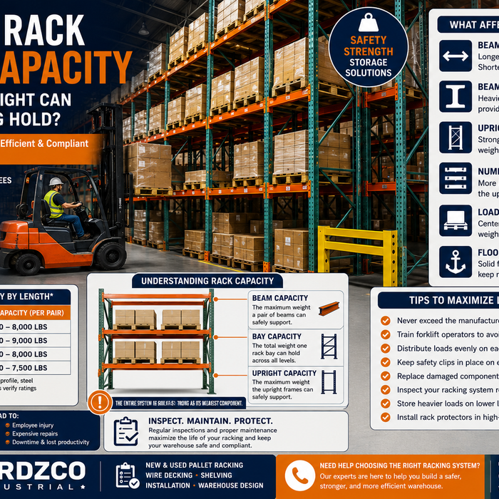 Pallet Rack Load Capacity Explained: How Much Weight Can Your Warehouse Racking Hold?