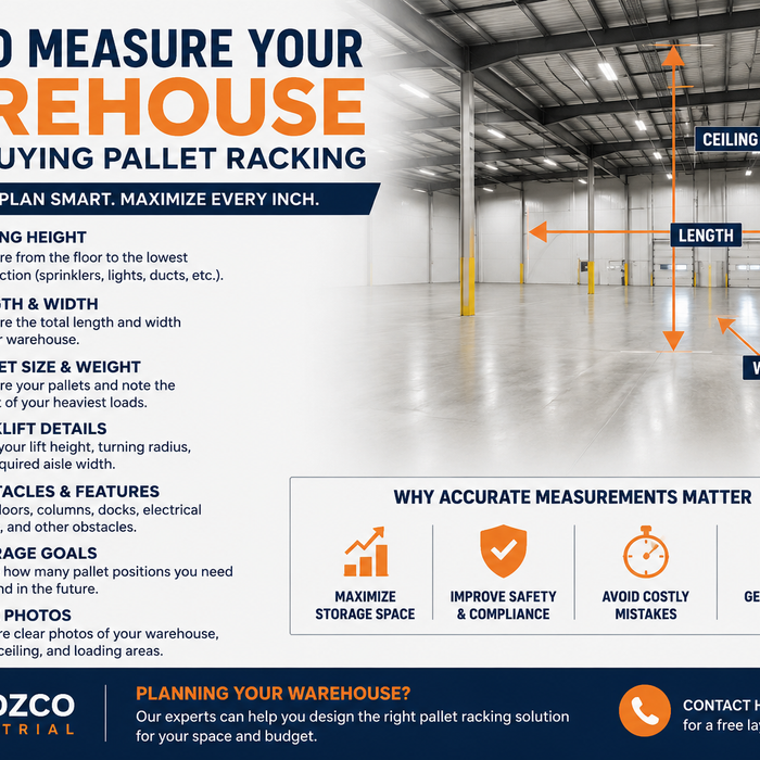How to Measure Your Warehouse Before Buying Pallet Racking: A Step-by-Step Guide