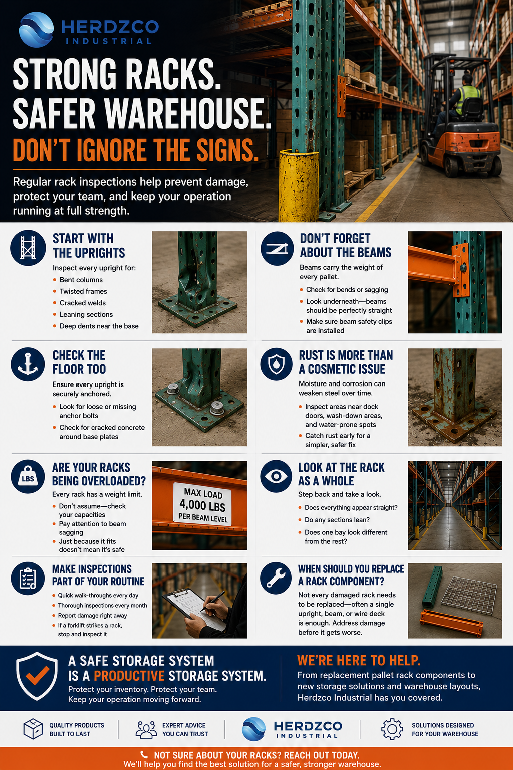 Warehouse Rack Safety 101: How to Spot Damage Before It Becomes a Serious Problem