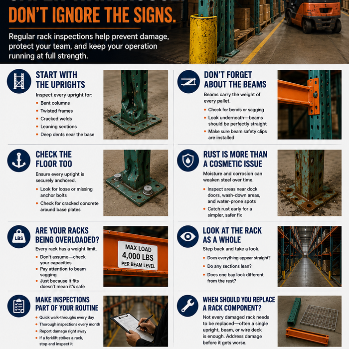 Warehouse Rack Safety 101: How to Spot Damage Before It Becomes a Serious Problem
