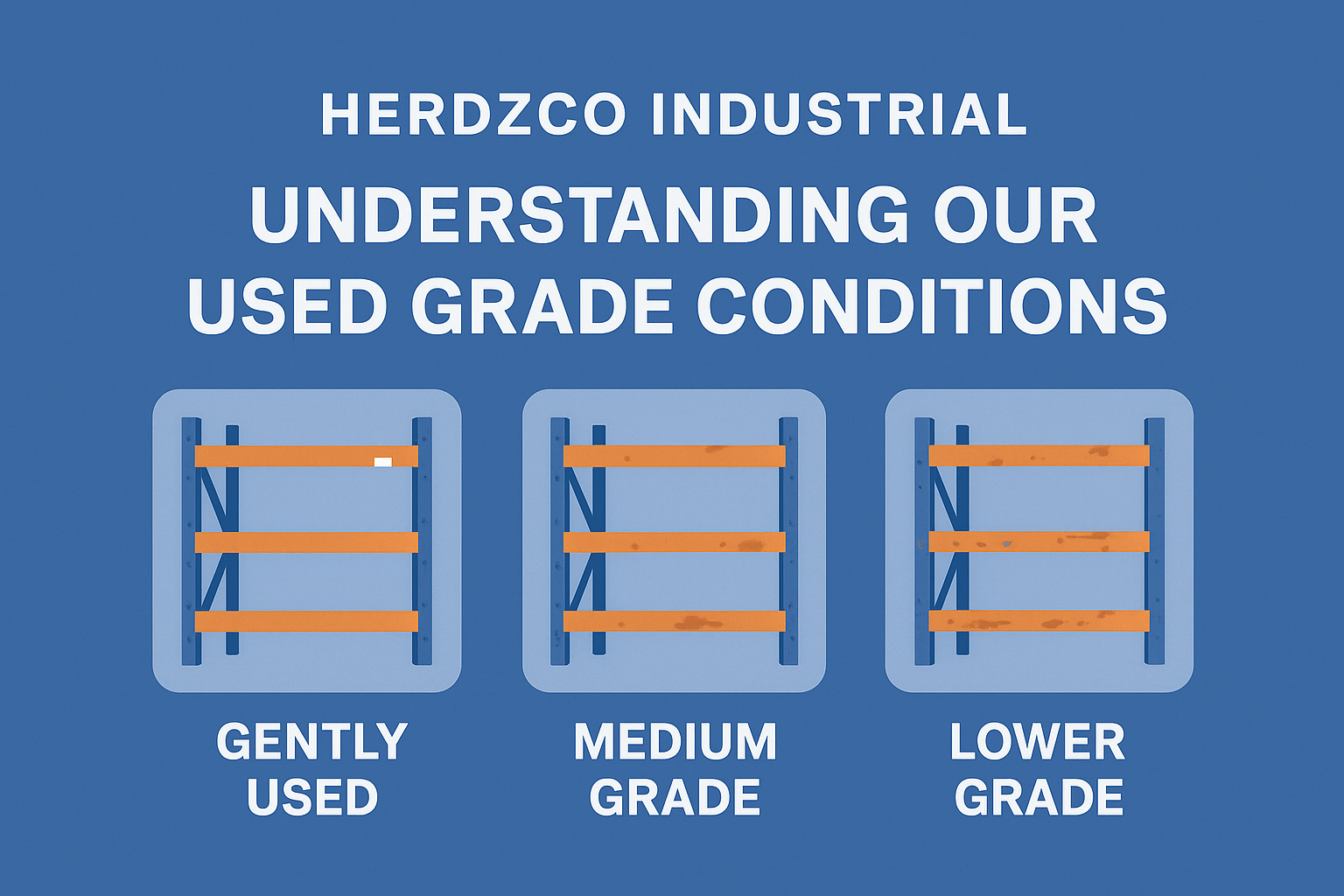 Used Pallet Racking Grades Explained: How to Choose the Right Condition at Herdzco Industrial