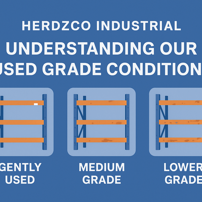Used Pallet Racking Grades Explained: How to Choose the Right Condition at Herdzco Industrial