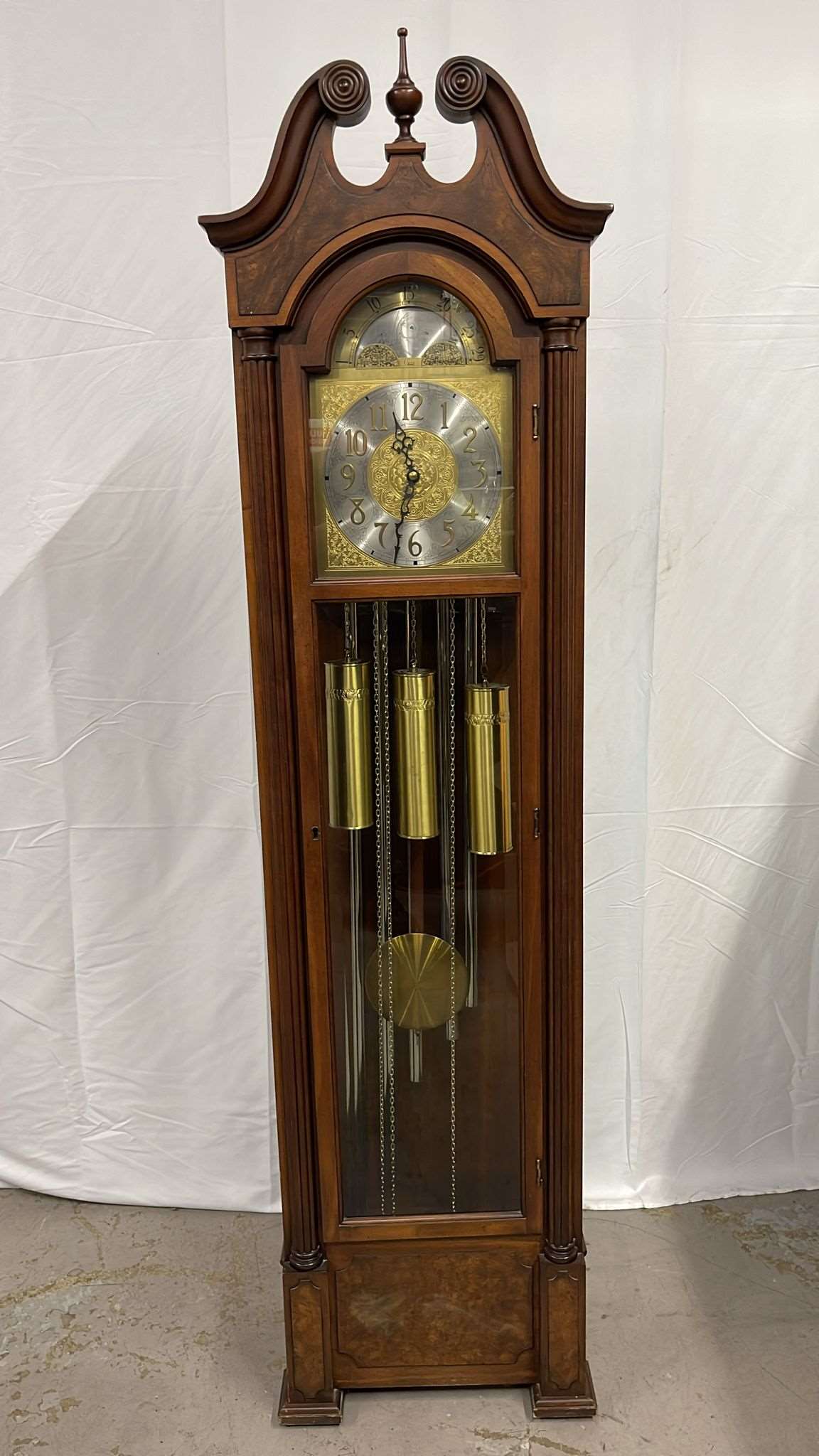 Colonial Vintage Grandfather Standing Clock Herdzco Industrial