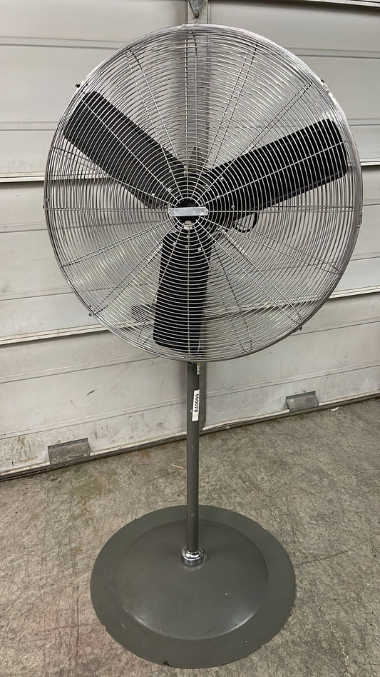 30" Industrial Oscillating Pedestal Fan For Warehouses/ Garage