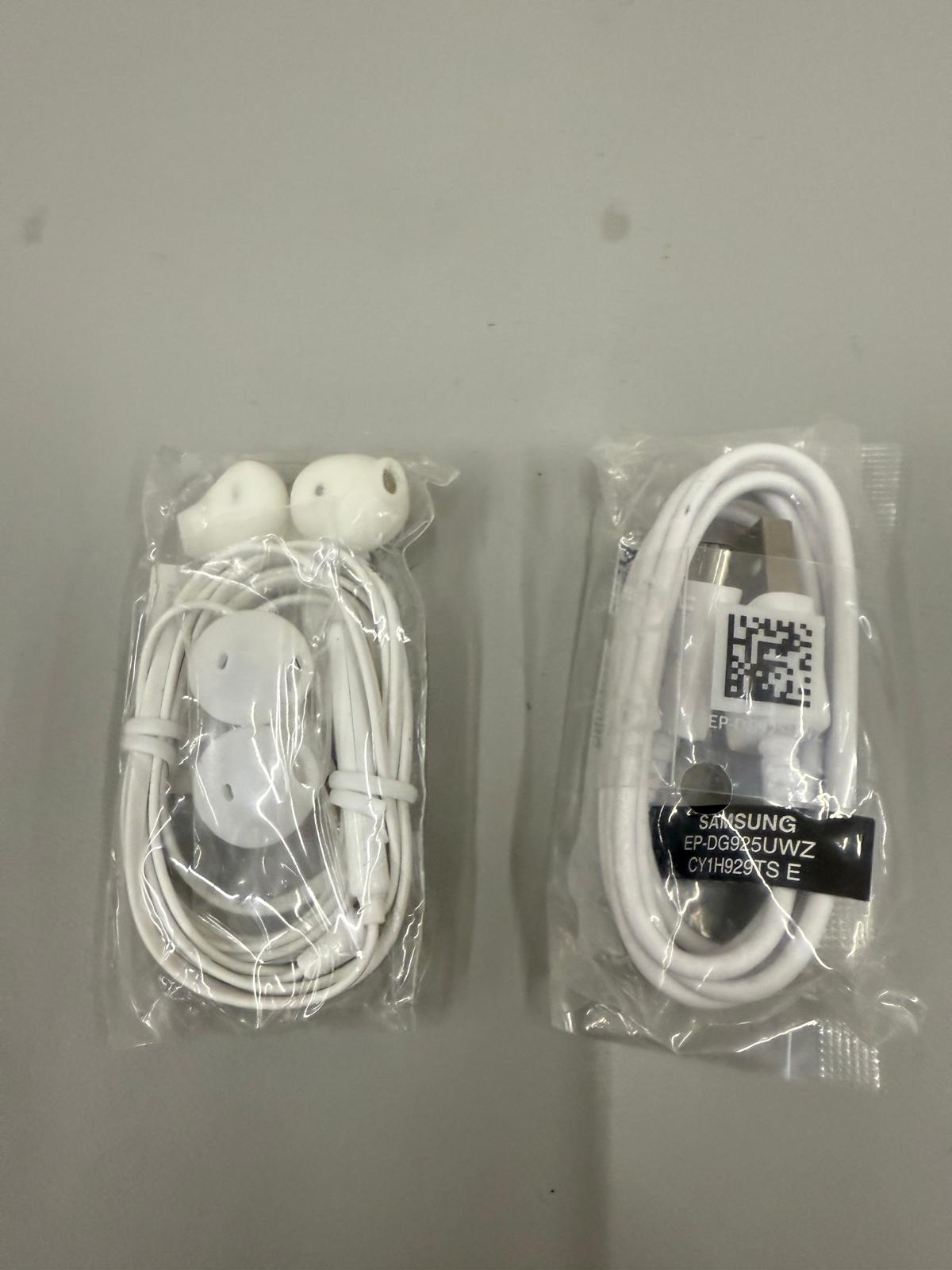 Samsung Wired Headphones and Micro-USB Charger Cables , New - WHOLESALE BULK LOT