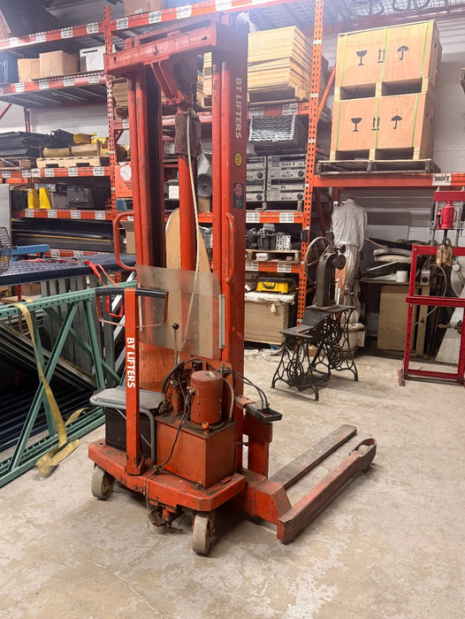 BT Lifters Hydraulic Walkie Stacker Lift Truck, MODEL BT-ST 1000BH/5, 2,200lbs Cap., Used