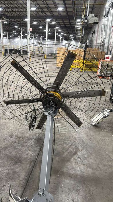 Big Ass Fans 72" Industrial Pivot Directional Extra-Large Fan W/ Arm , Used