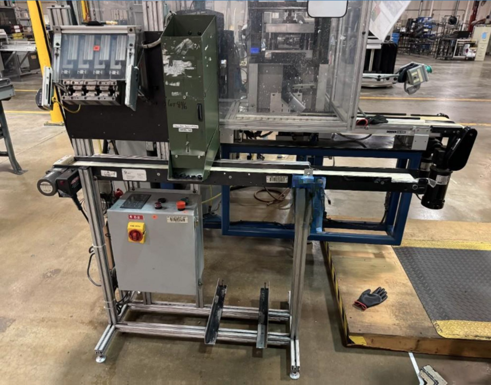 Singulator Conveyor Clip Machine With Presses and Panel — Herdzco ...